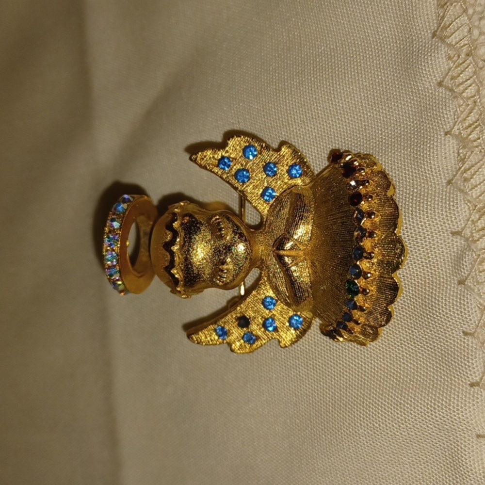 Vintage Dodds Halo Angel Pin